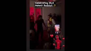 JC Ashmit Reddy amp Allu Arjun celebrating MLA party tadipatri latestnews jcashmitreddy alluarjun [upl. by Secilu]