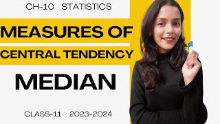 Class11  Statistics  Ch10  Measures of Central Tendency  Median amp Mode  Part1  Study Pro [upl. by Tse]