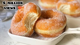 HOW TO MAKE PERFECT SOFT FLUFFY AND AIRY RING DOUGHNUTS 48M views 🔥 [upl. by Ellecrag]