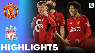 Manchester United vs Liverpool  What a Game  Highlights  U18 Premier League 30012024 [upl. by Nelleeus950]