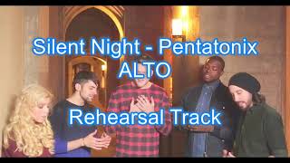 Silent Night Pentatonix Alto Rehearsal Track [upl. by Elletnuahc]