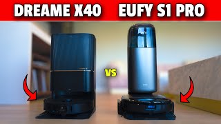 dreame X40 Ultra vs eufy S1 Pro Top Mopping Robot Showdown [upl. by Jacenta]