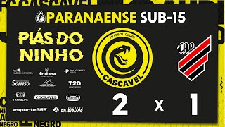 MELHORES MOMENTOS CASCAVEL 2 x 1 ATHLETICOPR  PARANAENSE SUB15 [upl. by Ty]