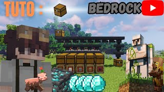 TUTOFaire un Trieur automatique sur Minecraft PS4PS5SWITCHXBOXPCTEL [upl. by Hafital]