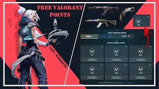 I Got Free Valorant Points VP  100 Free amp Working 2023 [upl. by Eeramit]