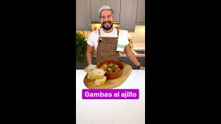 GAMBAS AL AJILLO  GARLIC PRAWNS Shorts [upl. by Sammie]