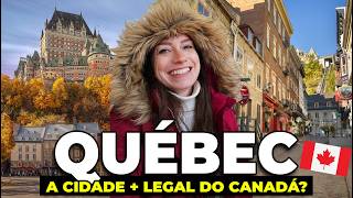 QUÉBEC 2024 a cidade mais legal do Canadá Melhores atrações de Québec roteiro e preços [upl. by Adnalro]