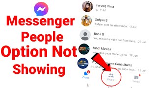 fix messenger people option not showing problem  messenger people option not showing problem solve [upl. by Dorsey844]