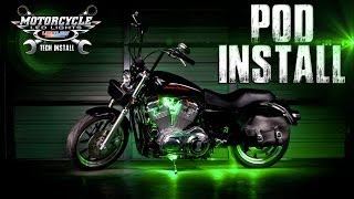 Installation  LEDGlow LED Pod Lights For Motorcycles [upl. by Beutler]