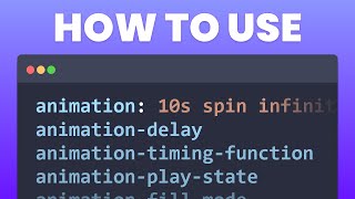 Learn CSS Animations in 9 Minutes [upl. by Sitruk]