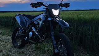 Sherco 125 4t BLACKMOON sound [upl. by Ybbed]