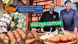 Rączka gotuje pasty do chleba z makreli papryki konserwowej i rzodkiewek oraz CZORNA WODZIONKA [upl. by Hintze]