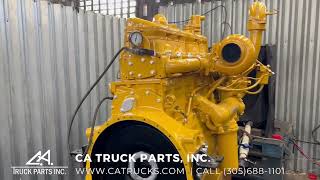 1989 Caterpillar 3406B Diesel Engine with JAKE Brakes catrucks [upl. by Pizor]