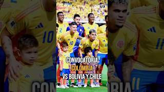 🇨🇴⚽ Plan de Selección Colombia vs Bolivia y Chile Eliminatorias novedades convocatoria [upl. by Moreno]