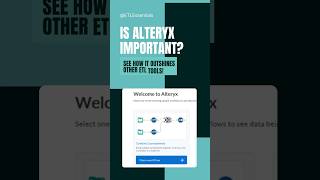 Is Alteryx Important  How It Compares to Other ETL Tools alteryx alteryxtutorial productivity [upl. by Hteik]