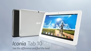 Acer Iconia Tab 10 tablet  See the difference and feel the beat Features amp Highlights [upl. by Ocnarfnaig]