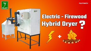 Electric  Firewood Hybrid Dryer For Drying Fruits Nuts amp Vegetables [upl. by Odlanra212]