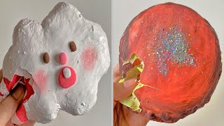 Plaster Clay Cracking amp Slime ASMR Video 670 [upl. by Ellertal]