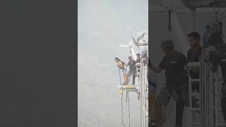 Ekho kiya hota hai funny zipline rishikeshdiaries adventure rishikeshtrip abrazkhan love [upl. by Icam]