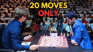 Arjun Erigaisi crushes Magnus Carlsen in just 20 moves  Tata Steel Chess India Blitz 2024 [upl. by Cheatham]