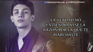 Fue Un Error Amarte • Cornelio Vega Jr Letra Lyric Video [upl. by Astto]