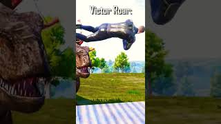 Victor Roar vs TRoar pubgmobile funny dinosaur [upl. by Shere]