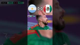 Argentina vs Mexico Group stage wc 2022 football [upl. by Amory]