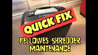 Fellowes Shredder Maintenance Fix  Auto Shredder not working [upl. by Cul]