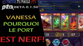 VOILA POURQUOI LE PORT EST NERF  vanessa thebazaar [upl. by Burget12]