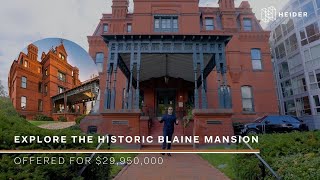 A Rare Guided Tour of Washington DCs Historic James G Blaine Mansion [upl. by Nolrev494]