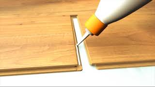 Twin Clic How to Install Laminate Flooring Instructional Video  BampM Stores [upl. by Arutak]