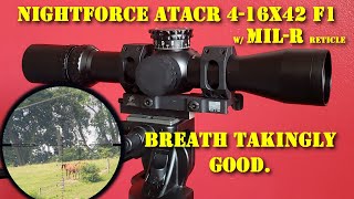 NightForce ATACR 416x42 F1 MilR  Something Special  First Person RePew [upl. by Helga]