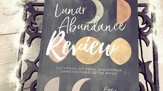 REVIEW of Ezzie Spencers Lunar Abundance Moon Practice Book [upl. by Yssor]