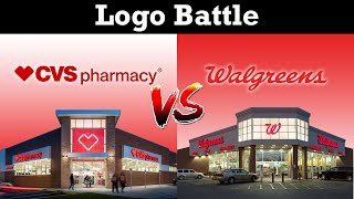 CVS Pharmacy VS Walgreens  Logo Battle [upl. by Batchelor690]