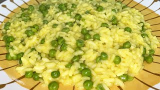 RISOTTO CON PISELLI E ZAFFERANO [upl. by Parthenia]