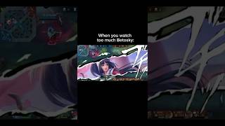 When you watch too much Betosky betosky mlbb mobilelegends miya [upl. by Dasya]