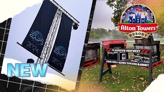 Alton Towers Fireworks construction amp mini vlog [upl. by Chery]