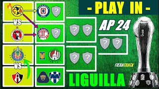 ✅🔥 ASÍ SE JUGARAN LOS PARTIDOS de PLAY IN Liga MX APERTURA 2024 ✅ EQUIPOS CLASIFICADOS a LIGUILLA [upl. by Bjorn]