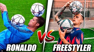 ¿PUEDEN LOS FREESTYLERS HACER LOS TRUCOS MÁS DIFÍCILES DE LOS FUTBOLISTAS [upl. by Marylynne]