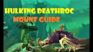 How to get Hulking Deathroc Mount in Maldraxxus  WoW Shadowlands  Mount Guide [upl. by Reo581]