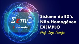 Sistema ED Não Homogêneo ExemploMétodo da Variação dos Parâmetros [upl. by Trish]