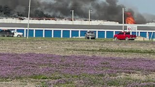 Fire at industrial site in Carlinville [upl. by Oludoet292]