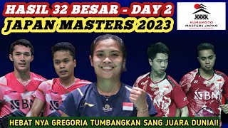 Hasil Semua Sektor 32 Besar  Day 2 Badminton Japan Masters 2023 Hari Ini [upl. by Ripp699]