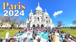 Paris France 🇫🇷  Walking in Montmartre Paris France  Paris 4K HDR  May 7 2024 [upl. by Ethan]