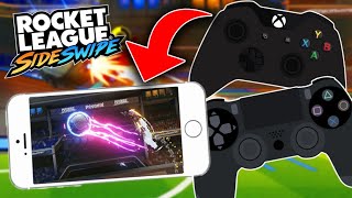 HOW TO USE CONTROLLER ON ROCKET LEAGUE SIDESWIPE IOS amp ANDROID [upl. by Skell235]