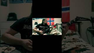 Reaper Bathory cover bathory blackmetal metalguitarcover metalcover guitarcover [upl. by Aihtnyc]