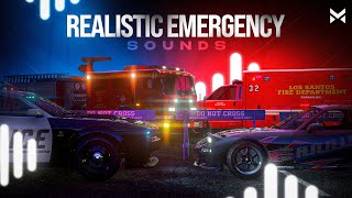 Realistic Emergency Sounds  FiveM Sound Pack [upl. by Zoellick]