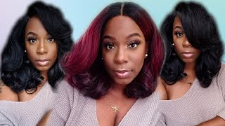 40 Natural Synthetic Wigs  New Outre NEESHA 204 amp 205  Ebonyline [upl. by Ahkihs]