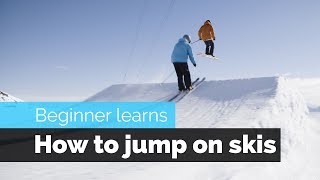 How to Jump on Skis  a Beginner Skiers Progression [upl. by Federica83]