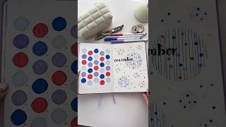 November bullet journal ideas💙🤍❤️ w matching press ons planwithme bulletjournal bujo [upl. by Eecrad]